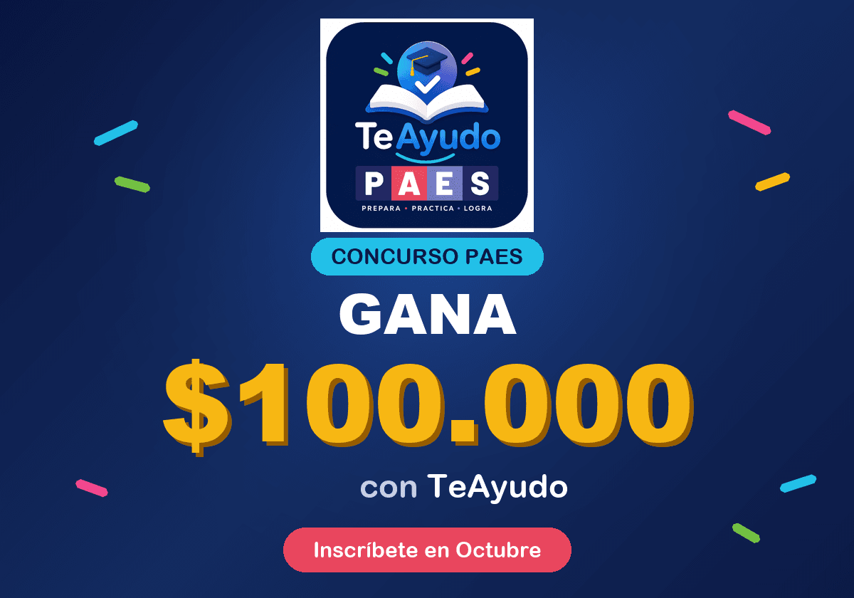 Concurso PAES: gana $100.000 con TeAyudo